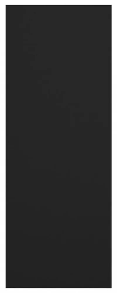 fekete szerelt fa tálalóasztal 105 x 30 x 80 cm