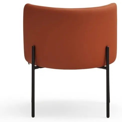 Narancssárga műbőr fotel Mogi - Teulat