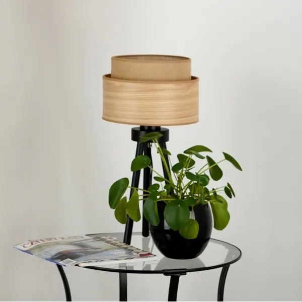 Brilagi - MONTANA BOHO asztali lámpa 1xE27/15W/230V barna/fekete