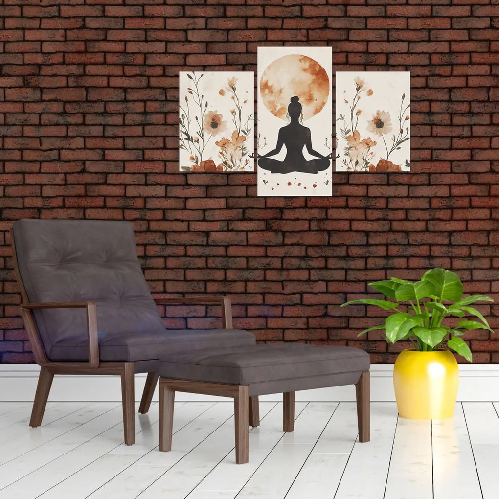 Kép - Narancssárga jóga (90x60 cm)