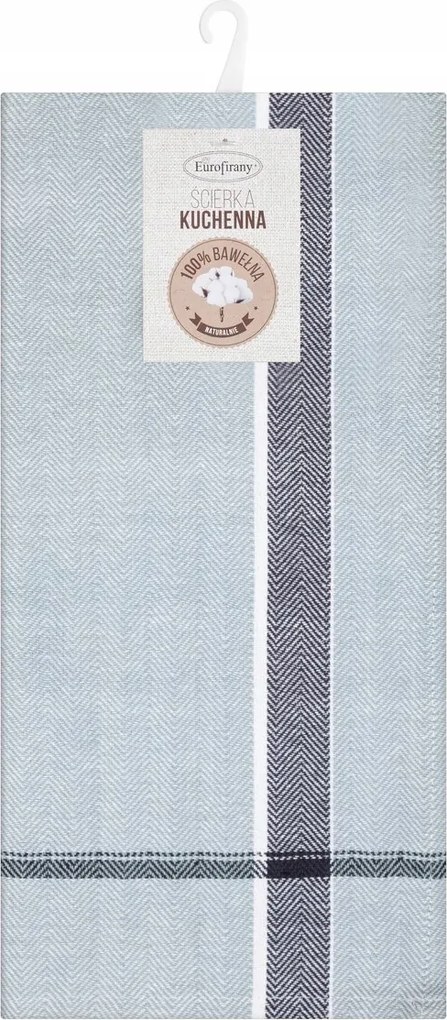 Konyhai törlőkendő Olivia 50x70 fekete hamuszürke