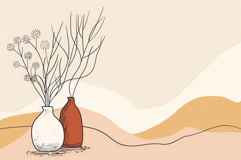 Poszter 60x40cm Stílusos Bézs