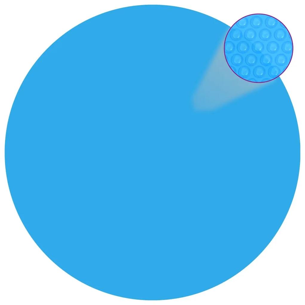 vidaXL kék polietilén medencetakaró 417 cm