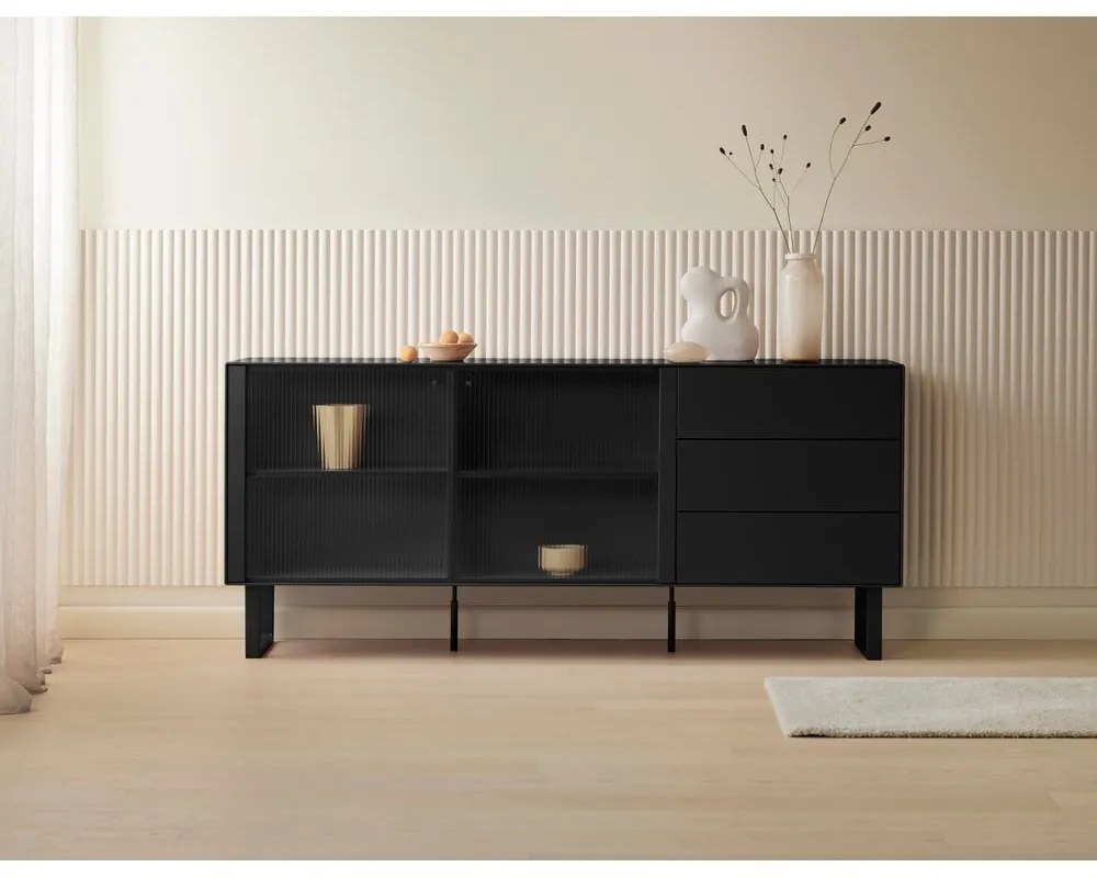 Fekete komód 180x79 cm Edge by Hammel – Hammel Furniture