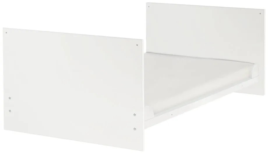 Fehér babaágy állítható magassággal 70x140 cm Anton – Roba