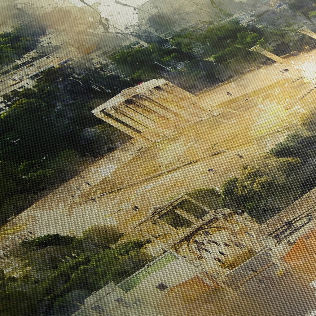 Kép - Zeusz temploma, Athén, Görögország (120x50 cm)