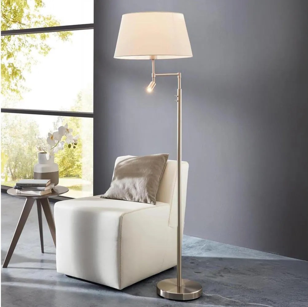 Eglo 94946 - Állólámpa SANTANDER 1xE27/60W + LED/2,1W