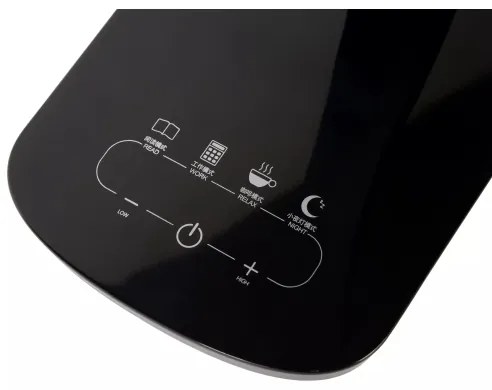 Lucide 24656/10/30 - LED asztali lámpa VARIO LED LED/8W/230V fekete