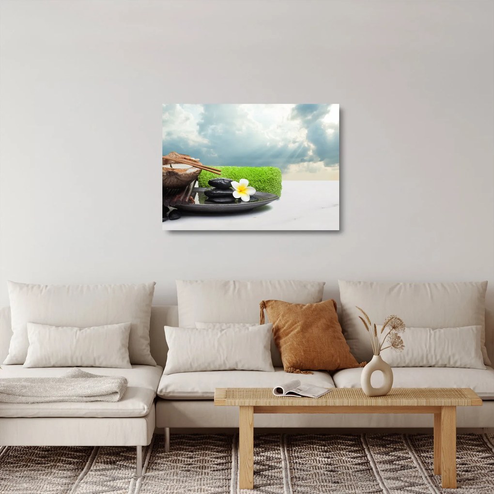 Kép - Spa and relax (üvegen) (70x50 cm)