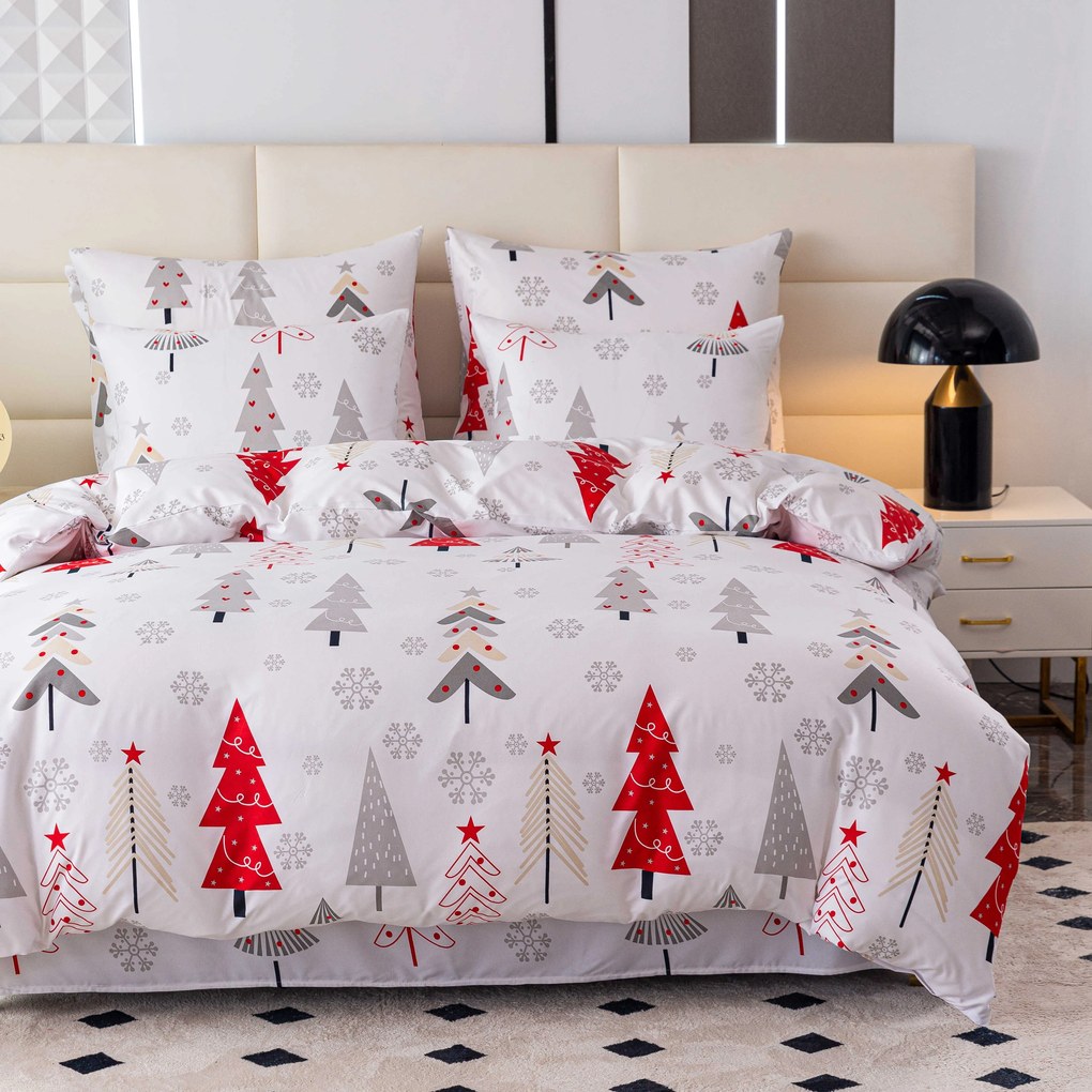 Mikroszálas ágyneműhuzat JINGLE fehér Ágyneműhuzat mérete: 70 x 90 cm | 140 x 200 cm