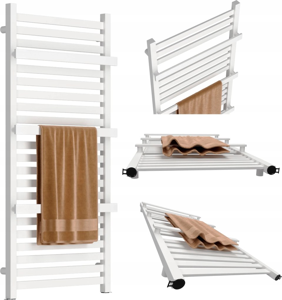 Fürdőszobai radiátor Sail 530/950 Fehér Matt Sima