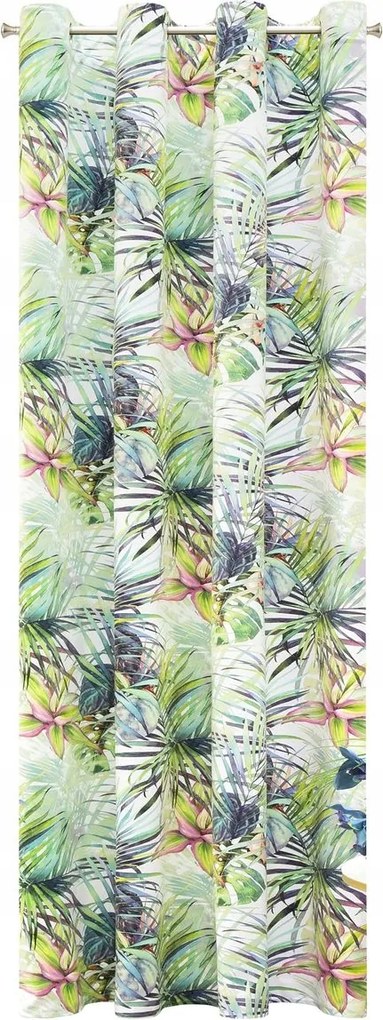 Függöny készre szerelve Rommy 140x250 fehér