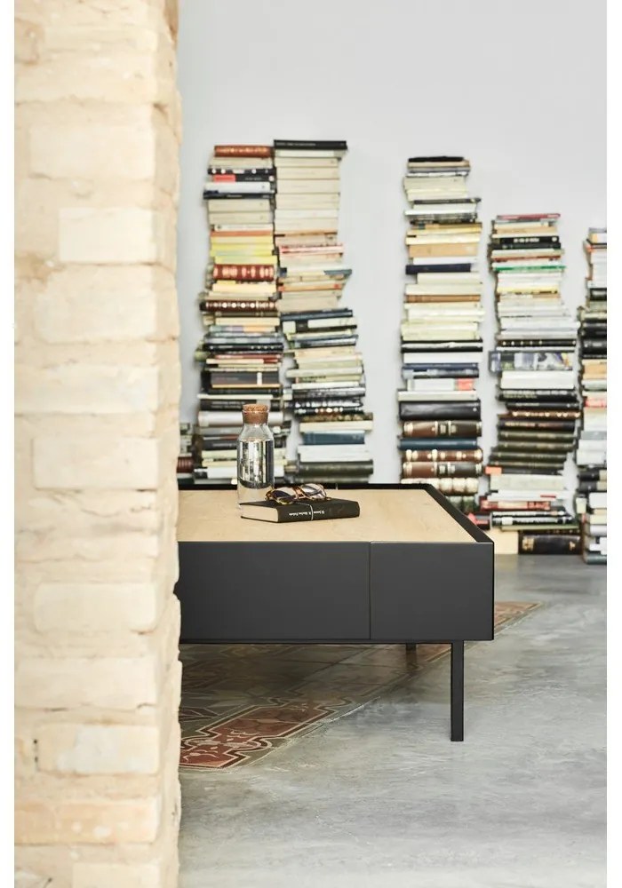 Arista fekete dohányzóasztal - Teulat