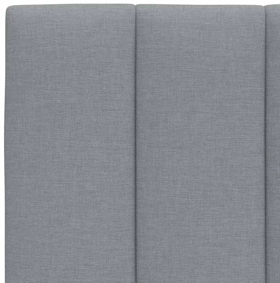 világosszürke szövet fejtámla párna Hanko 100 cm