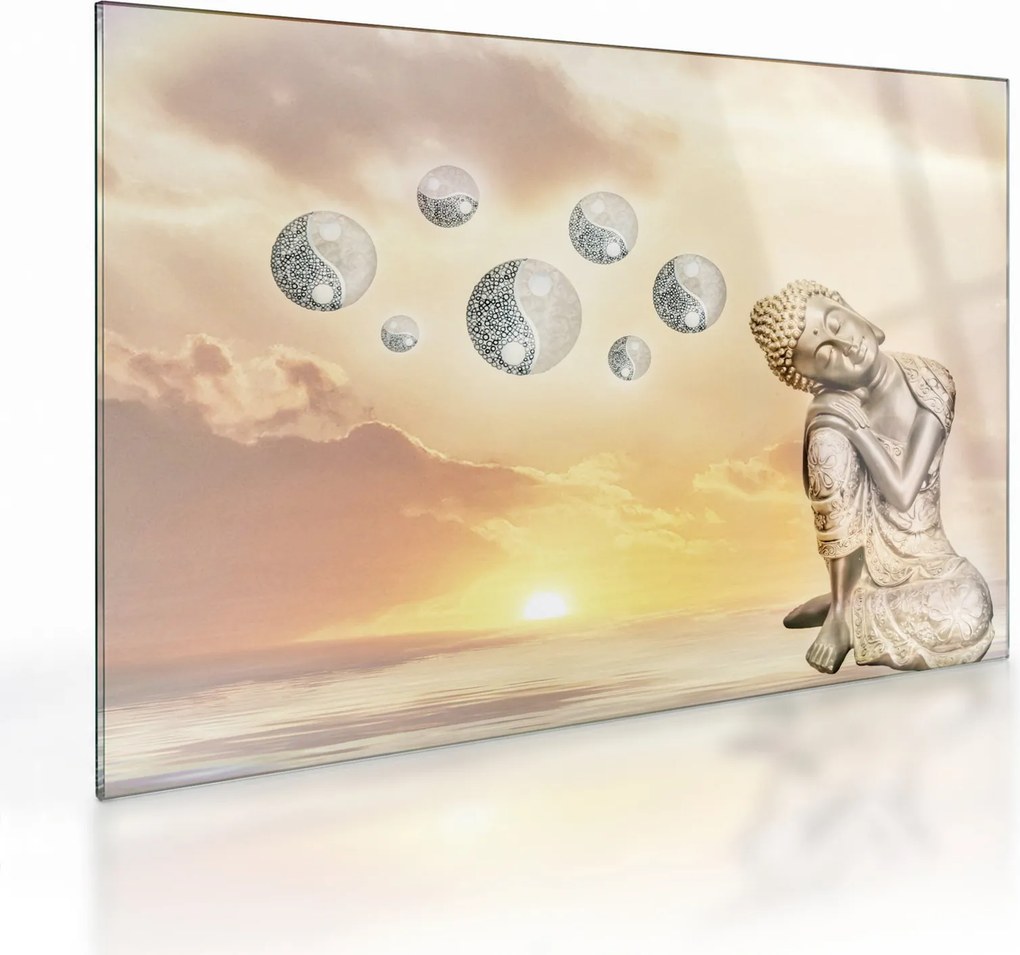 Kép - Meditációs idő (üvegen) (70x50 cm)