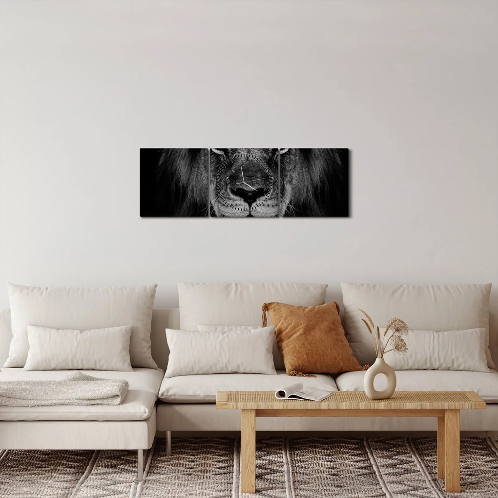 Kép - Az oroszlán és felsége (órával) (90x30 cm)