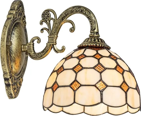 Brilagi - Tiffany vitrázs fali lámpa DORAN 1xE27/40W/230V