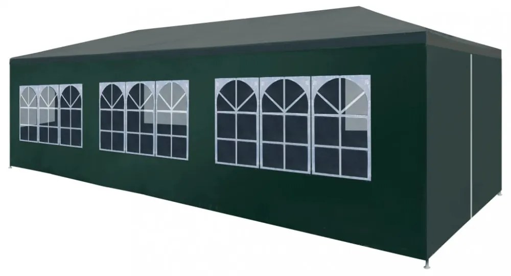 zöld partisátor 3 x 9 m