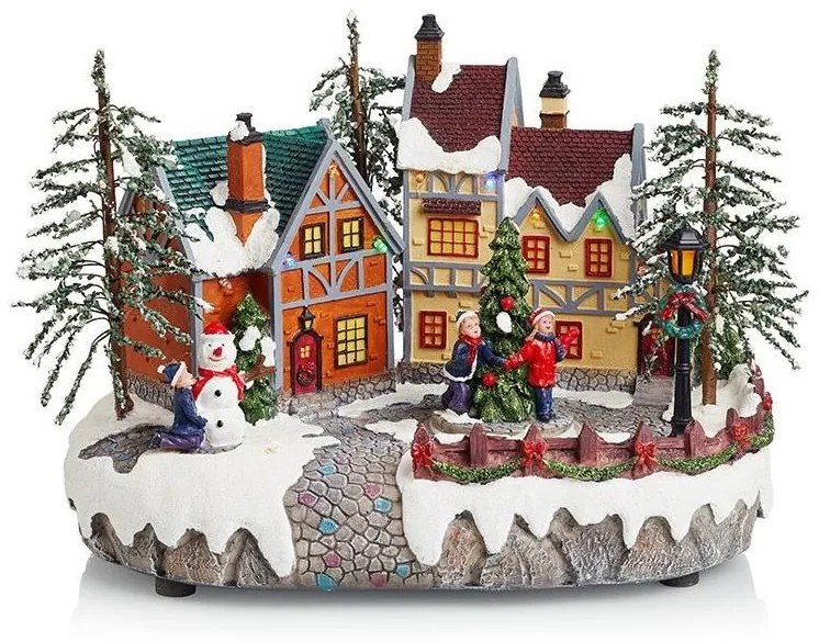 Markslöjd 704965 - LED Karácsonyi dekoráció LUBECK LED/3xAA