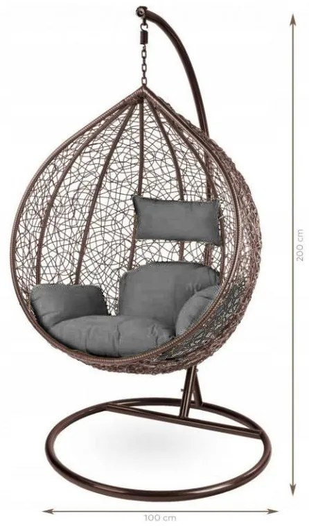 Barna függőszék KOKON