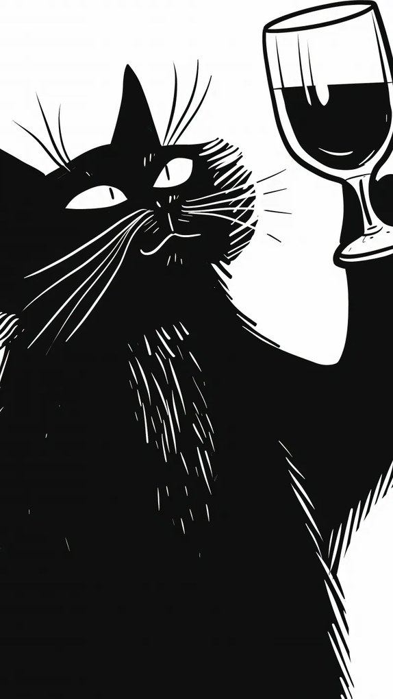 Poszter 50x100cm Macskavirtuóz