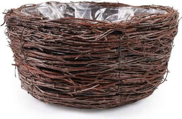 Kerek Nyírfaágvédő Virágültető Fóliával 34x34x16 cm