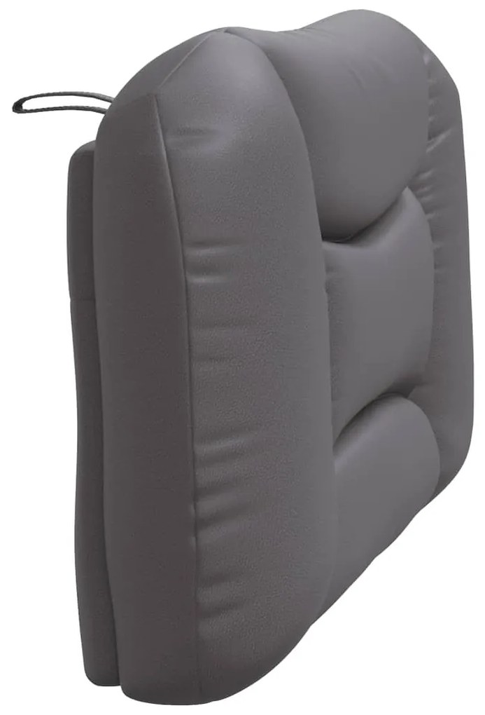 szürke műbőr fejtámla párna Hvar 100 cm