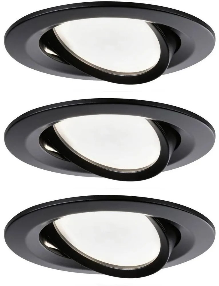 Paulmann 94471 - KÉSZLET 3xLED/6W IP23 Fürdőszobai beépíthető lámpa NOVA 230V