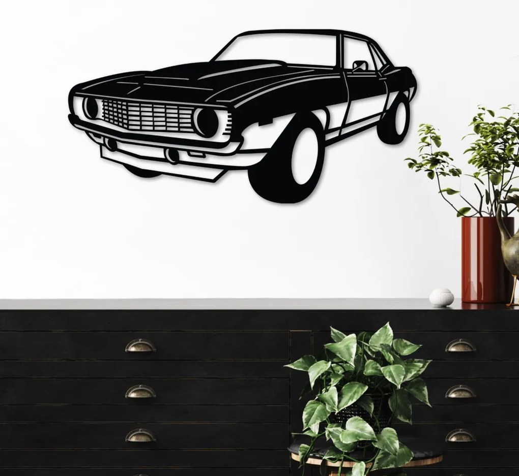 Chevy fém fali dekoráció, 60×30 cm