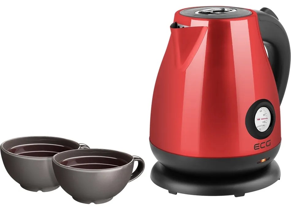ECG RK 1705 Metallico Rosso elektromos vízforraló