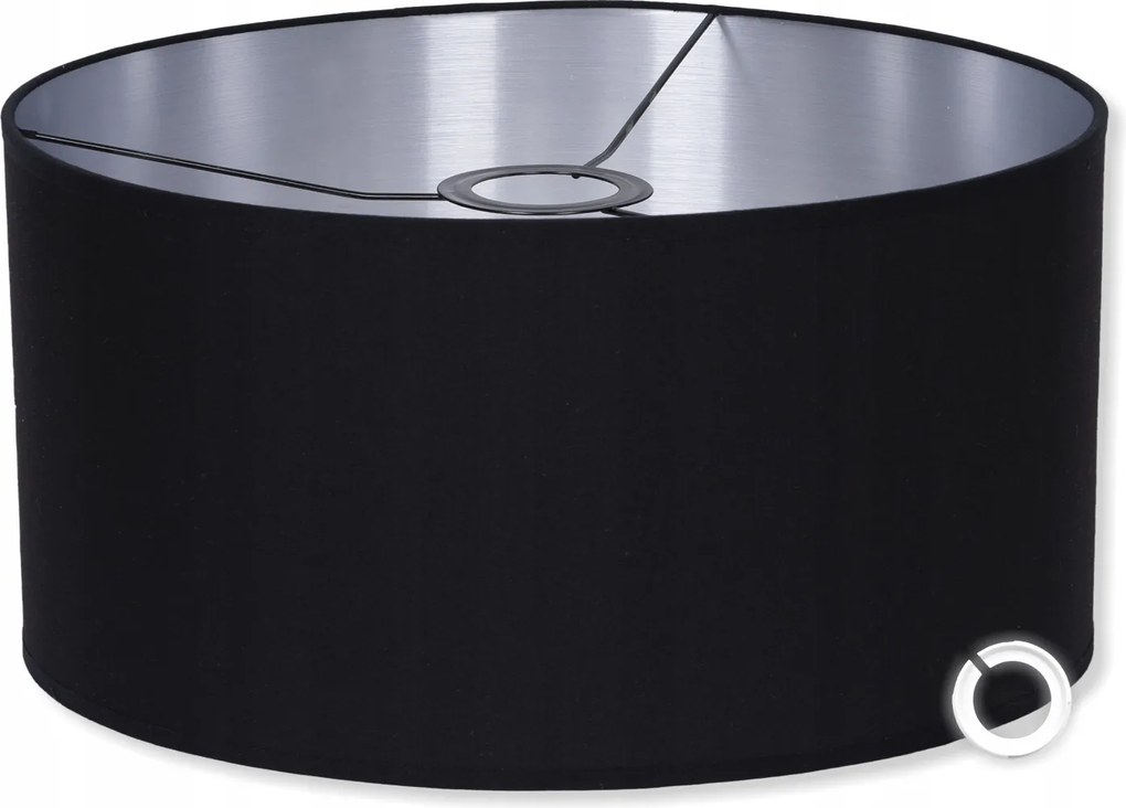 Fekete Ezüst Lámpaernyő függő állólámpához