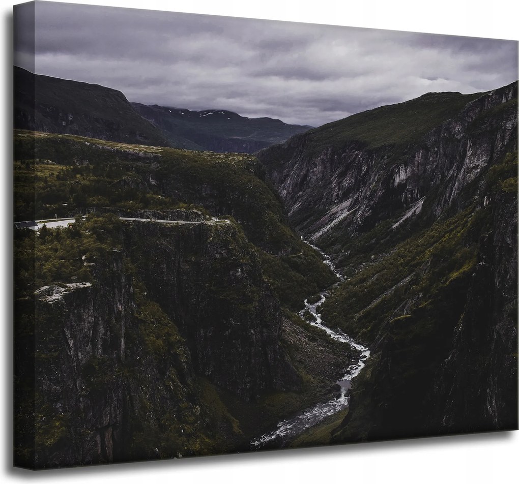 Vászonkép Természet Hegyi patak 50x40 cm