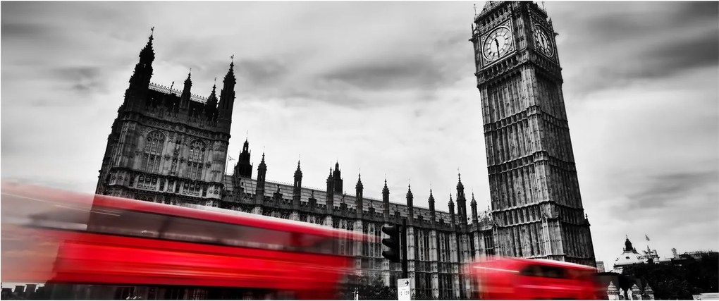 Kép - a Parlament londoni házai (120x50 cm)