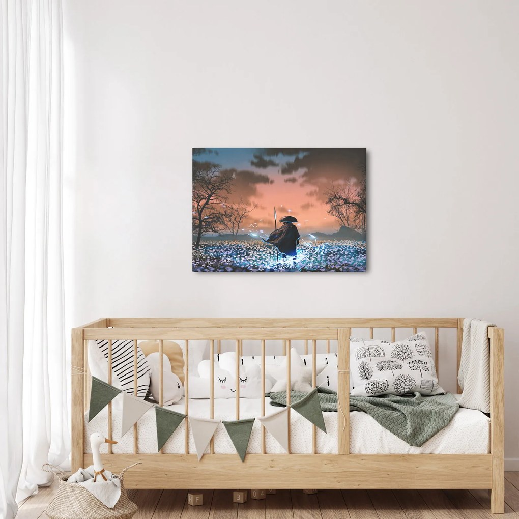 Kép - Egy harcos illusztrációja (70x50 cm)