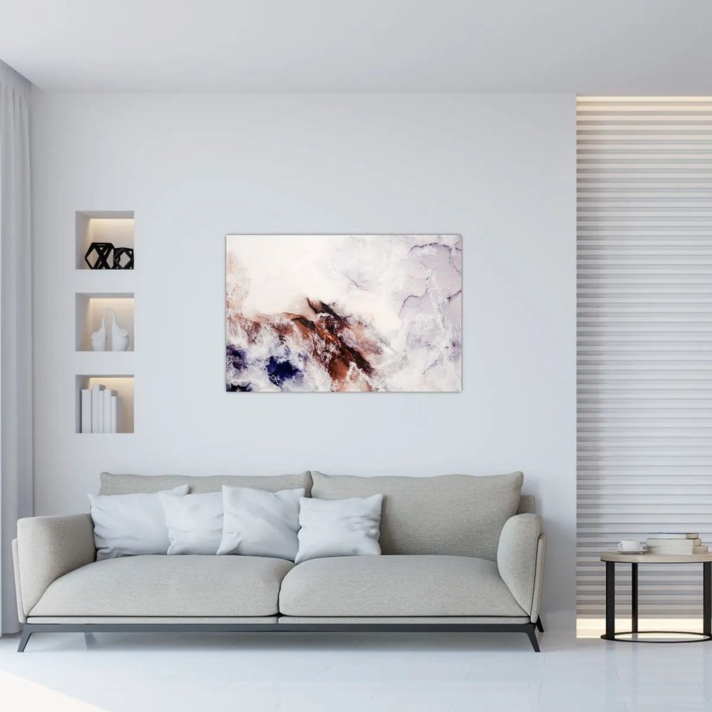 Kép - Lila márvány N⁰1 (90x60 cm)