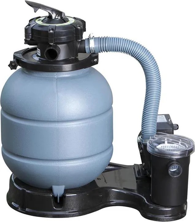 PONTAQUA KIT GRAPHITE fémfalas családi medence szett 7,3 x 3,75 x1,2 m