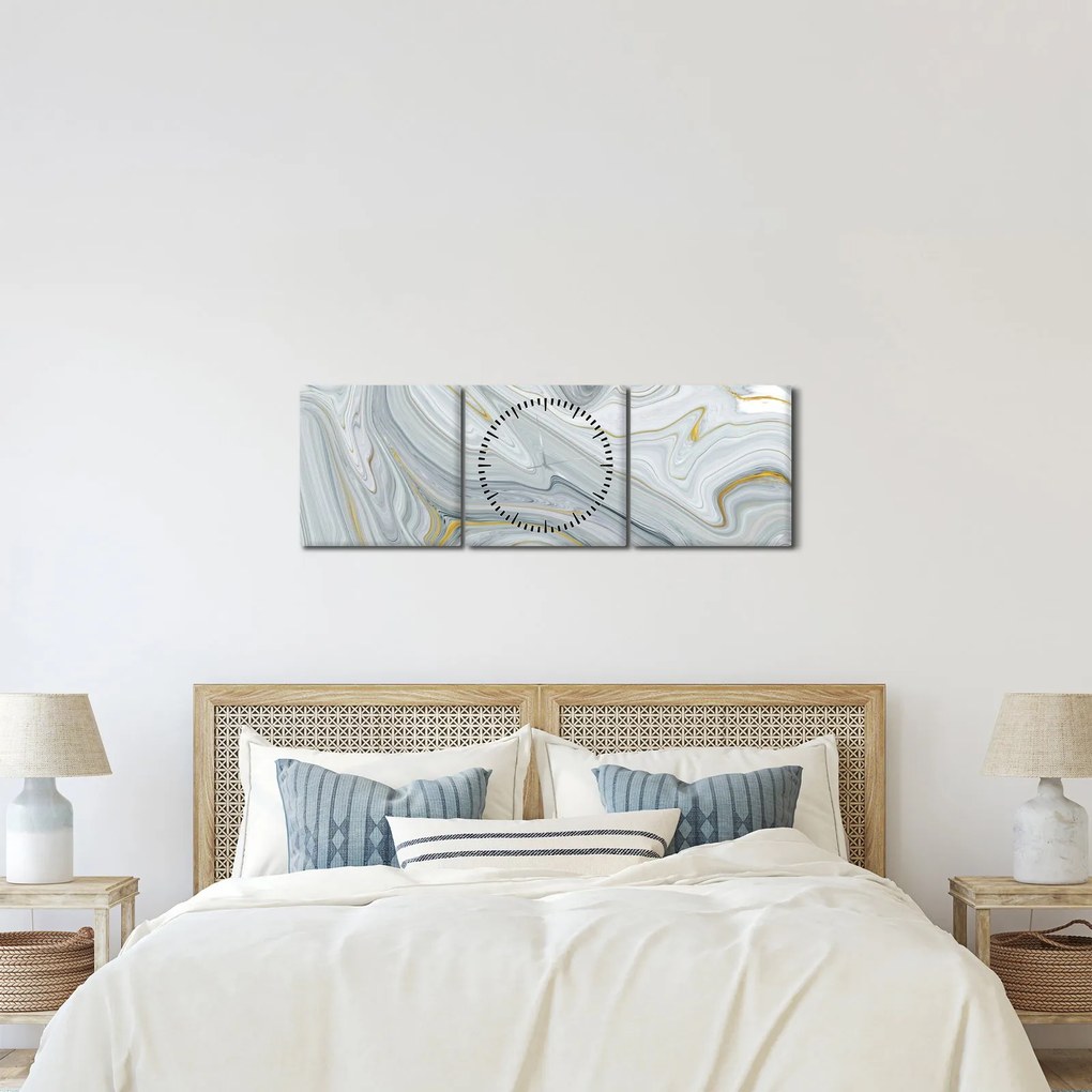 Kép - Absztrakció (órával) (90x30 cm)