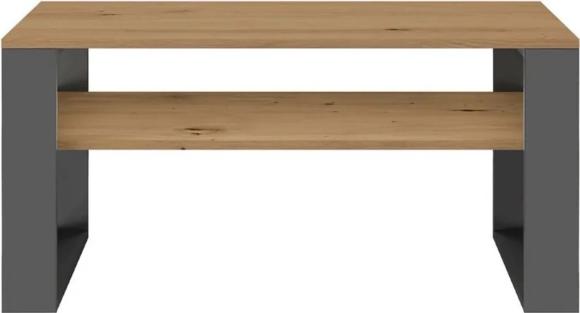 1P dohányzóasztal, antracit-tölgy