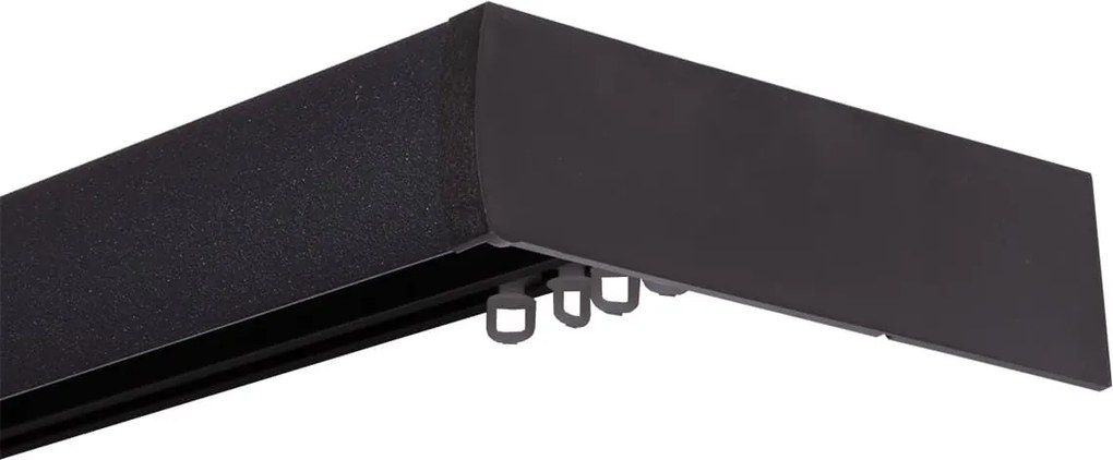 DECO előlapos mennyezeti antracit karnis szett fém - többféle méretben - 180cm , Bronz