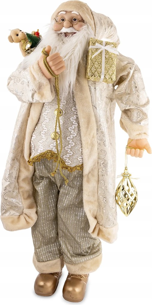 Mikulás figura 118 Cm Anyag Karácsonyi figura