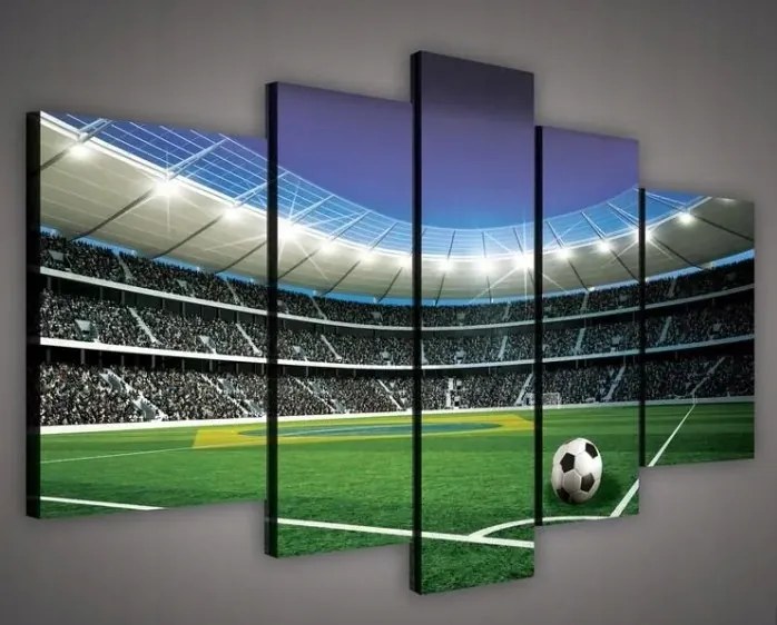 Vászonkép 170x100 Labdarúgó stadion lelátó sport foci mérkőzés aréna szurkolók