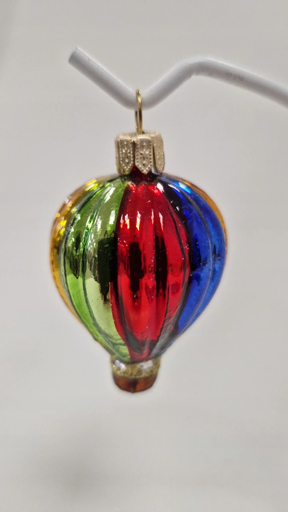 Karácsonyfadísz üvegből Léggömb