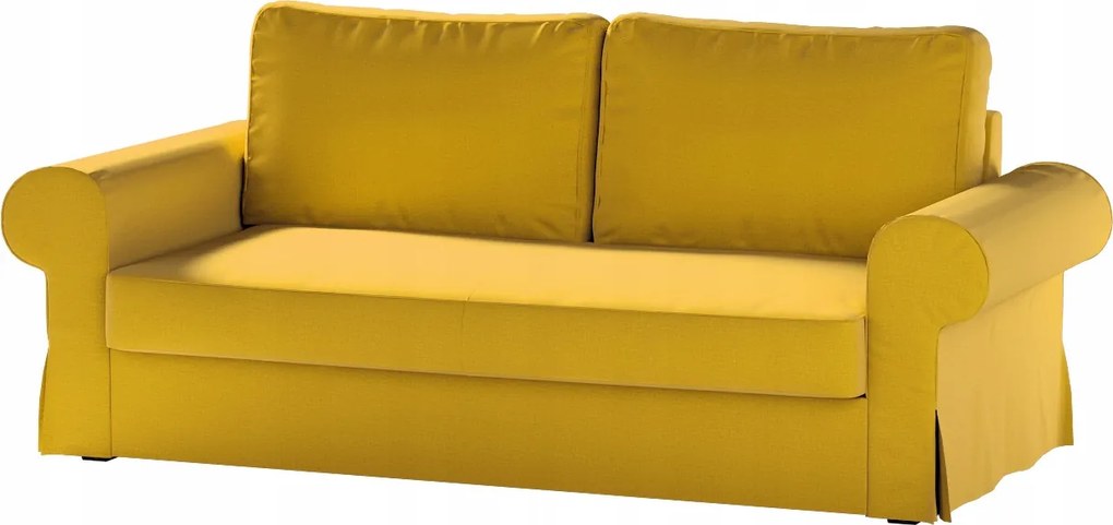 Dekoria Backabro 3 személyes összecsukható kanapé huzat Ikea sárga