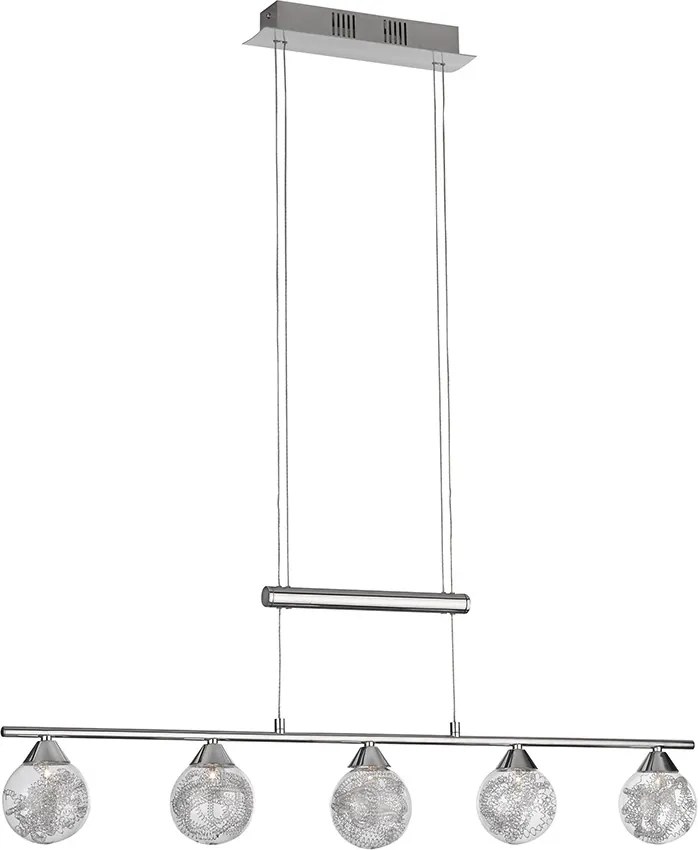 Philips Massive Philips Massive 38171/11/10 - Szabályozható csillár zsinóron HAHN 5xG4/20W/230V M6192