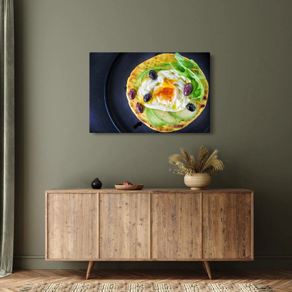 Egészséges palacsinta képe (90x60 cm)