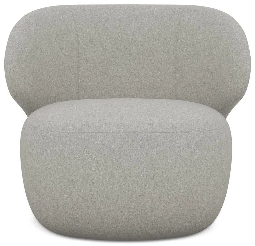 Világosszürke fotel Kama – Makamii