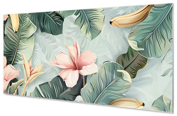 Wallplex konyhahátfal Banánpálma (Méret: 60x300)