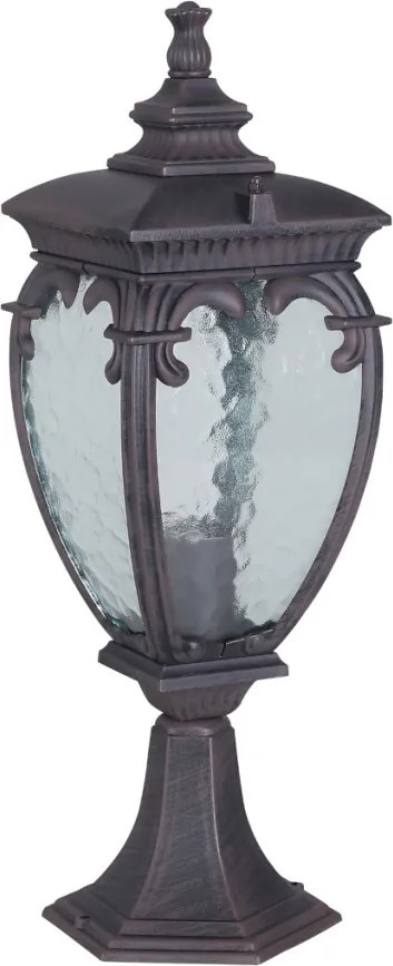 MAYTONI O414FL-01BZ Klasszikus Kültéri Állólámpa Antik Bronz, Fekete, Arany E27 IP44