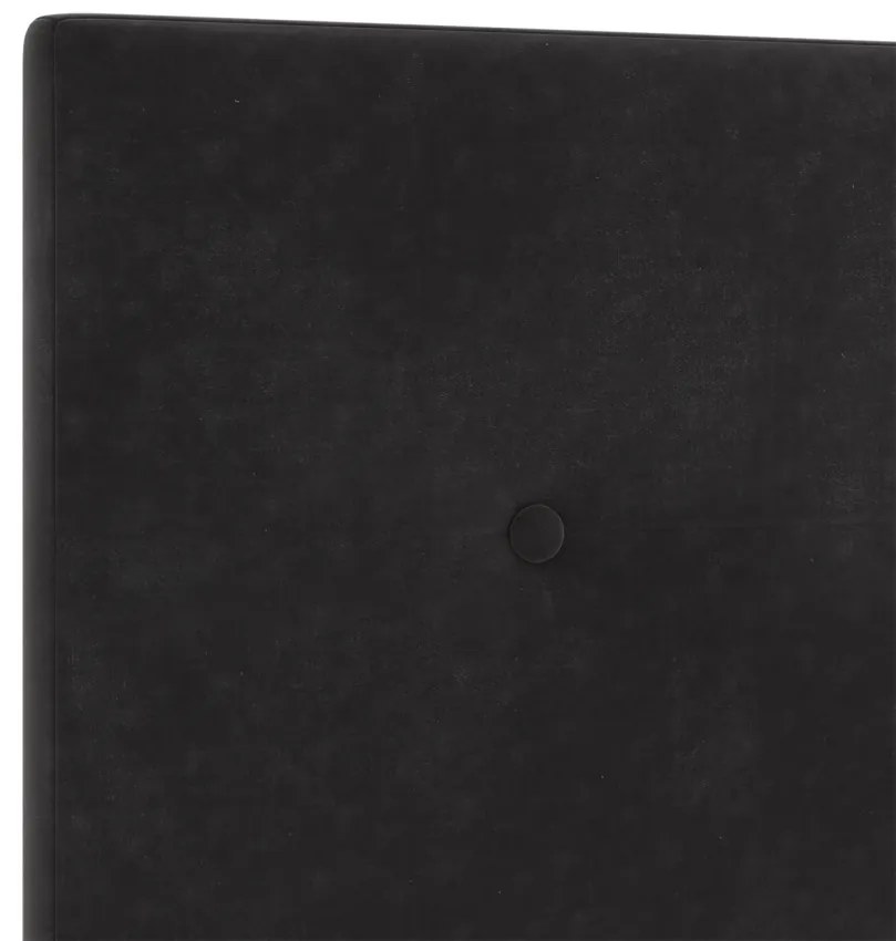 Fejtámla LED -es lámpákkal fejtámlával Fekete 100 cm Bársony