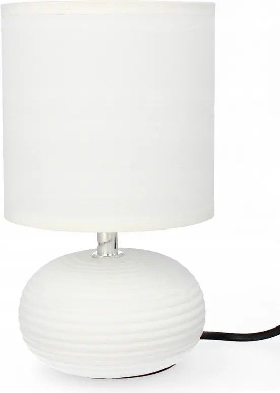 Asztali lámpa dekoráció glamour kerámia lámpabúra éjjeli lámpa fehér